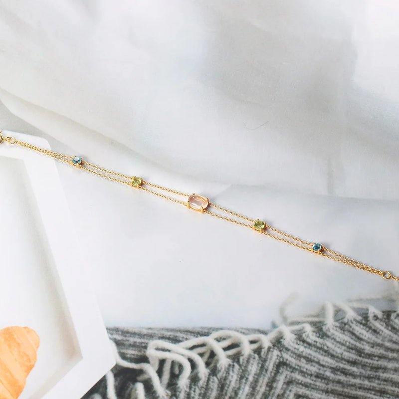 Bracelet Gold Quartz