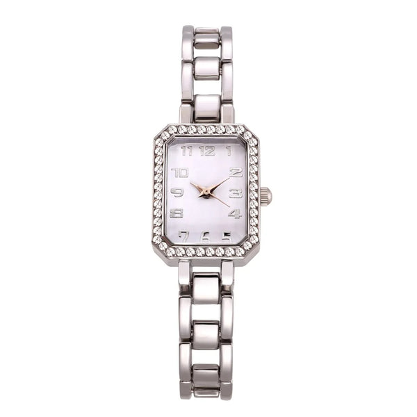 Watch Diamond Silver Quartz