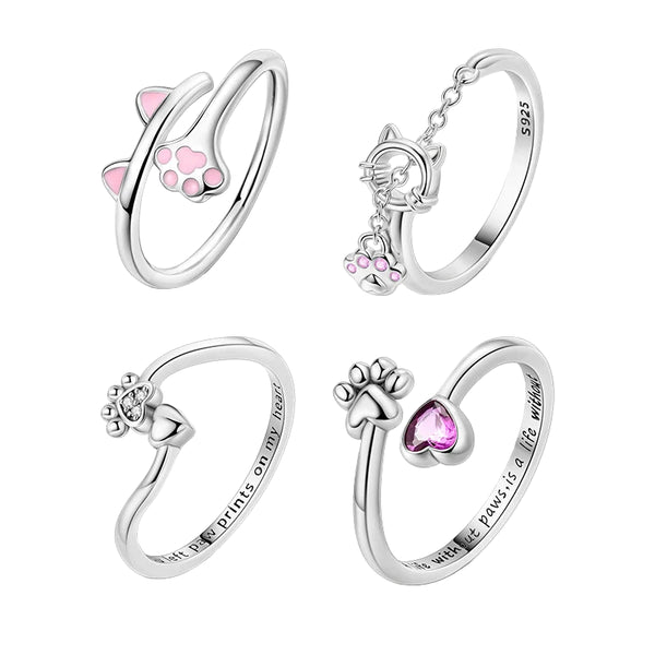 Ring Cat S925 Cute
