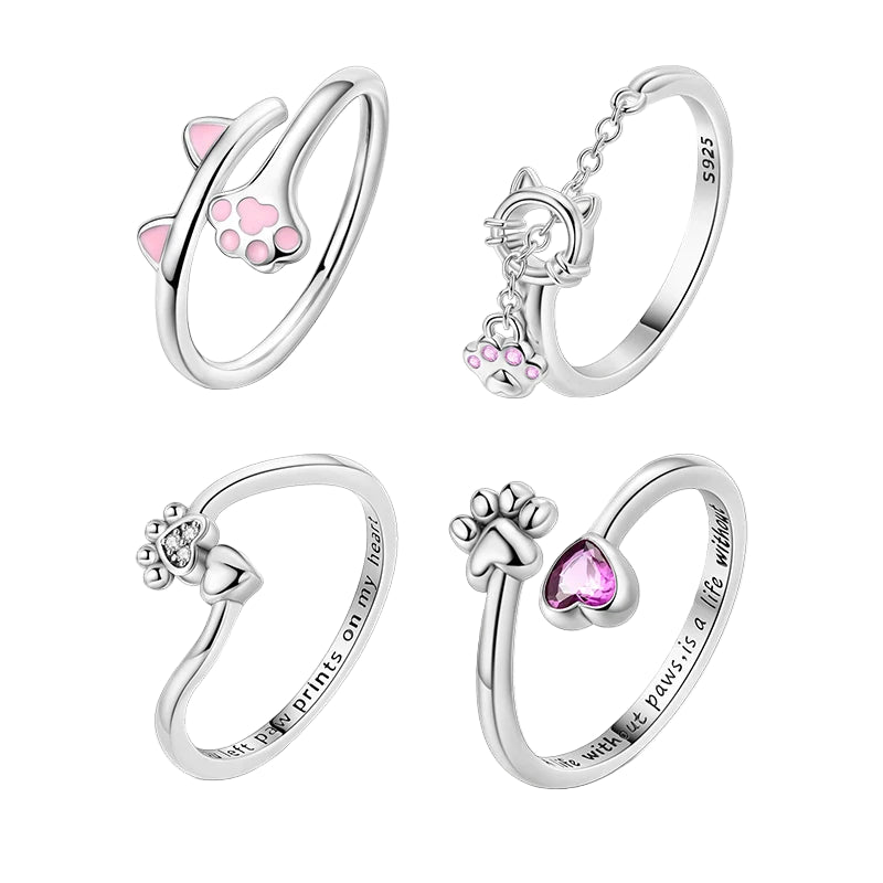 Ring Cat S925 Cute