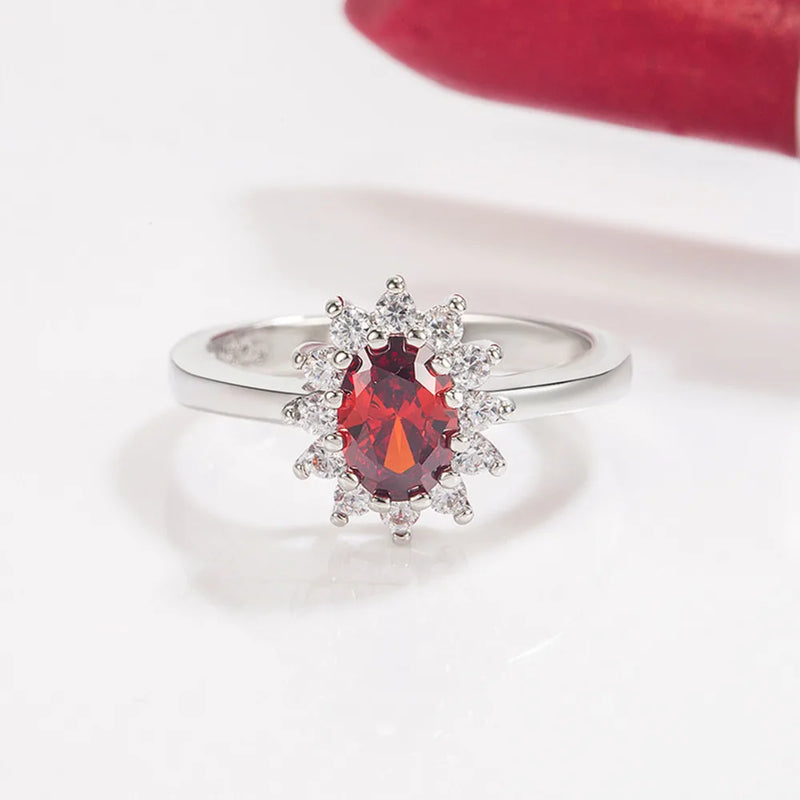 Ring Claw Gem Wedding