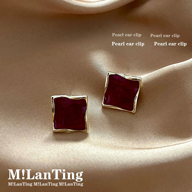 Earrings Retro Pearl Clip No Piercing Varieties