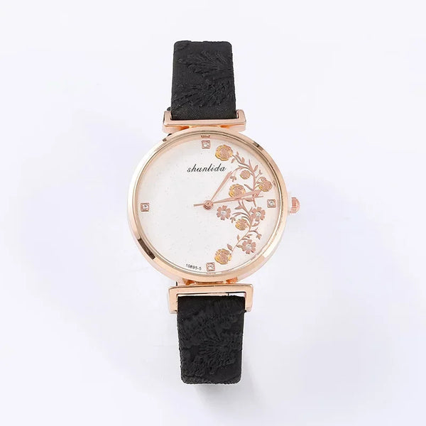 Watch Butterfly Coffe Leather