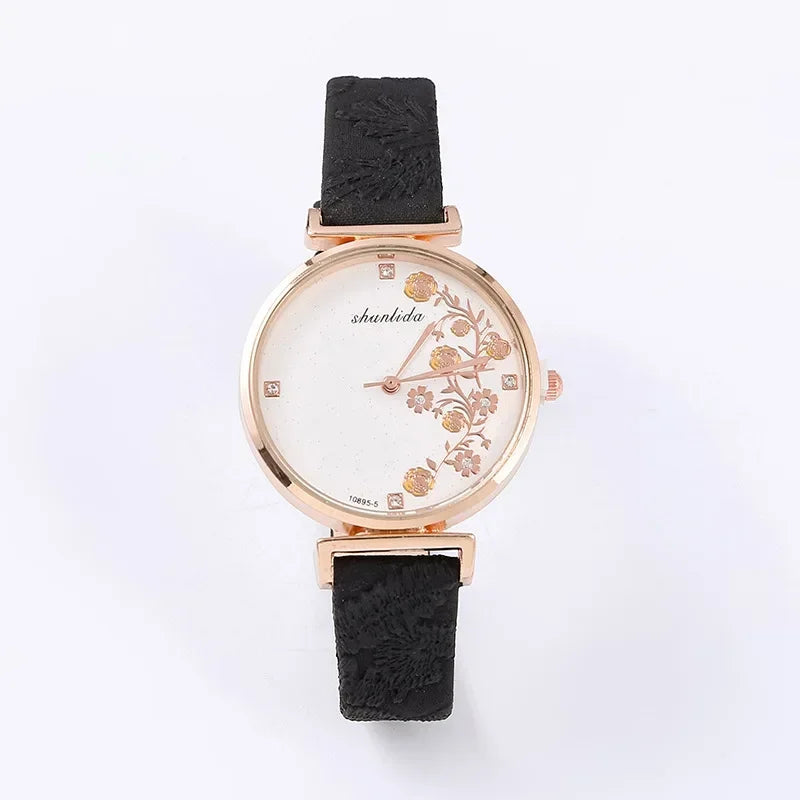 Watch Butterfly Coffe Leather