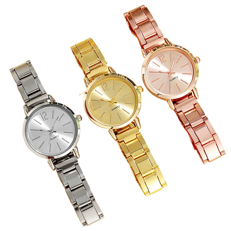 Watch Round Steel Quartz Varieties