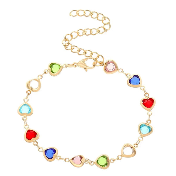 Bracelet Elegant Crystal Heart