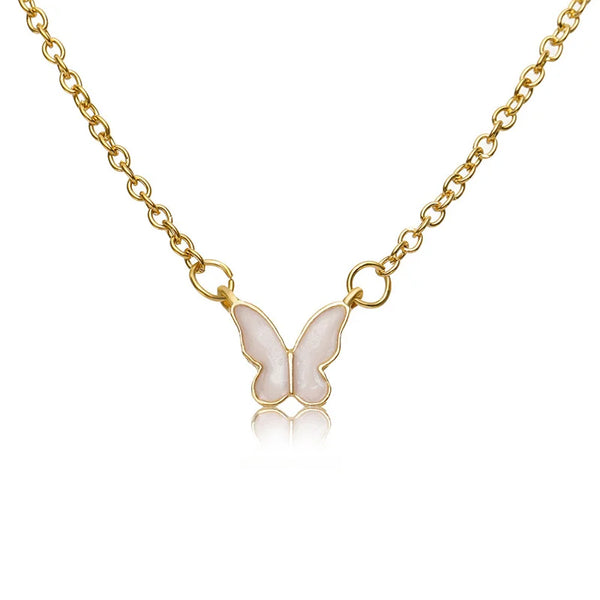 Necklace Butterfly Crystal