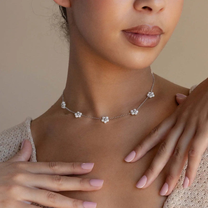 Necklace Flower Pendant