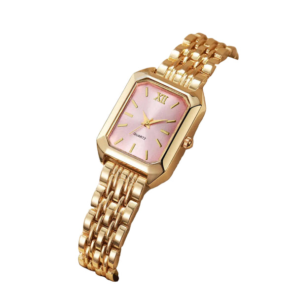 Watch Rectangle Quartz Leather Varieties