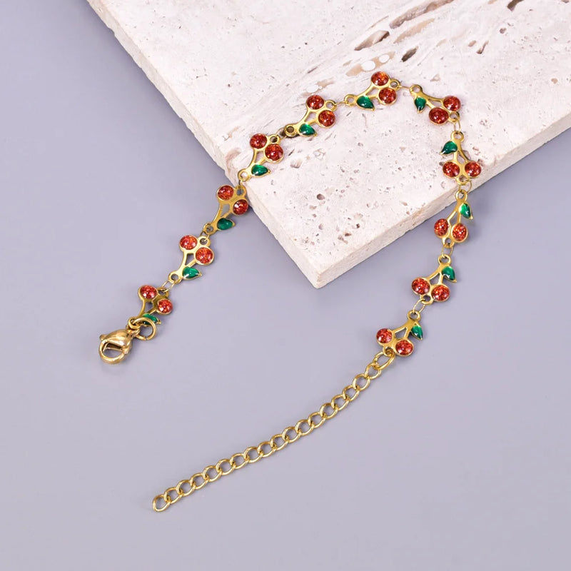 Bracelet Resin Heart Shape