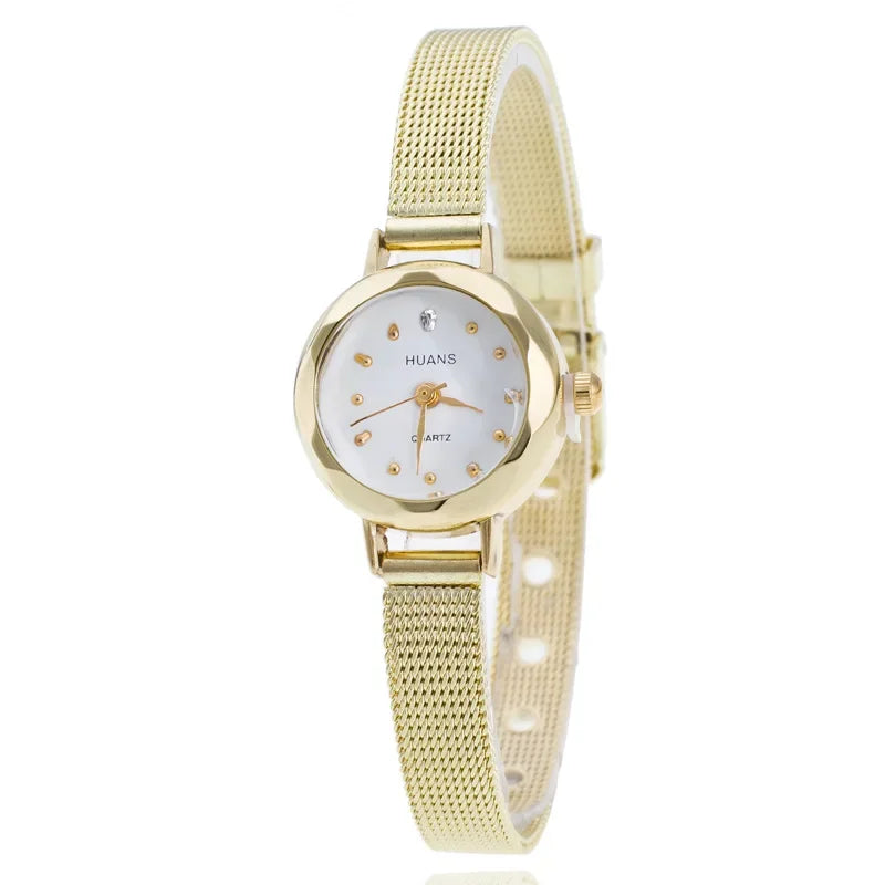 Watch Ladies Bracelet Gold Steel