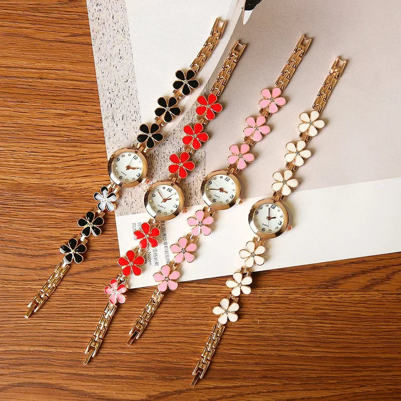 Watch Small Rhinestone Flower