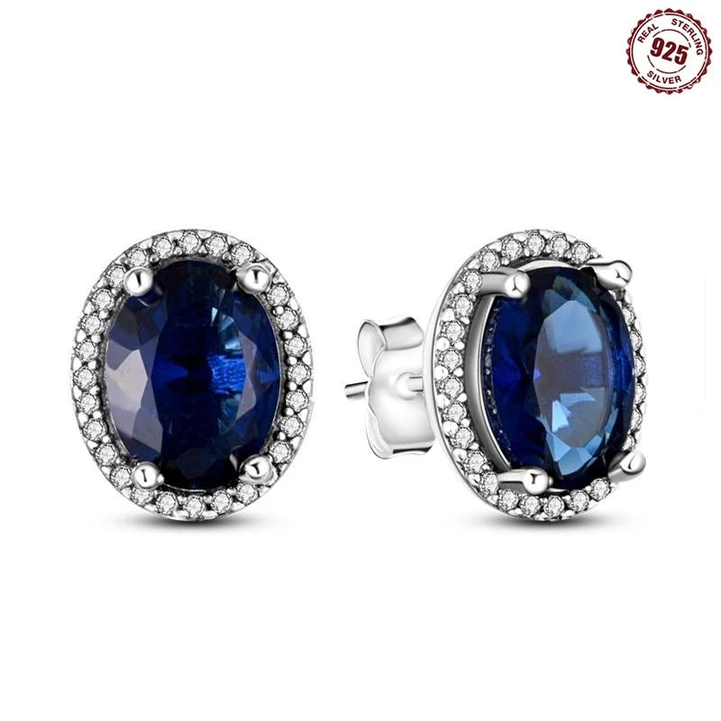 Earrings Silver Square Shape Wedding Varieties