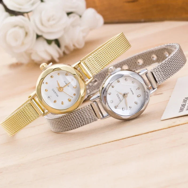 Watch Ladies Bracelet Gold Steel