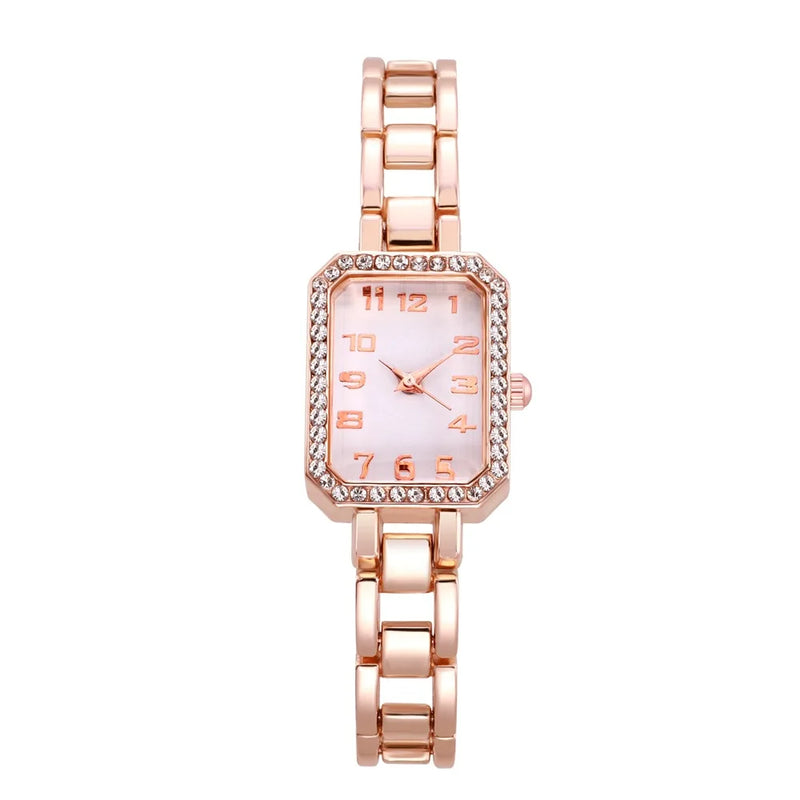 Watch Diamond Silver Quartz