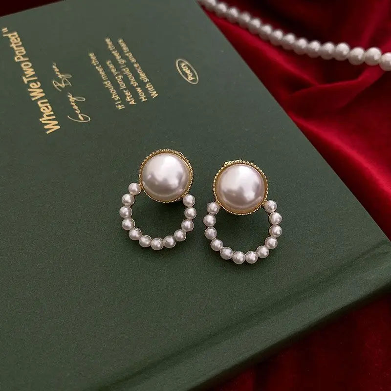 Earrings Retro Pearl Clip No Piercing Varieties