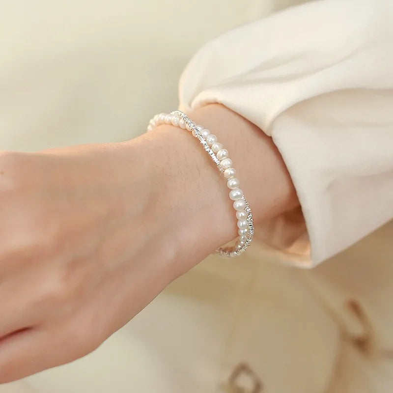 Bracelet Double Layer Pearl Varieties