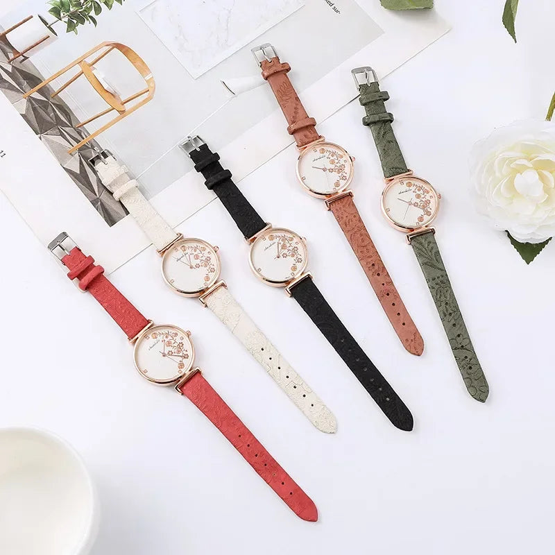 Watch Butterfly Coffe Leather