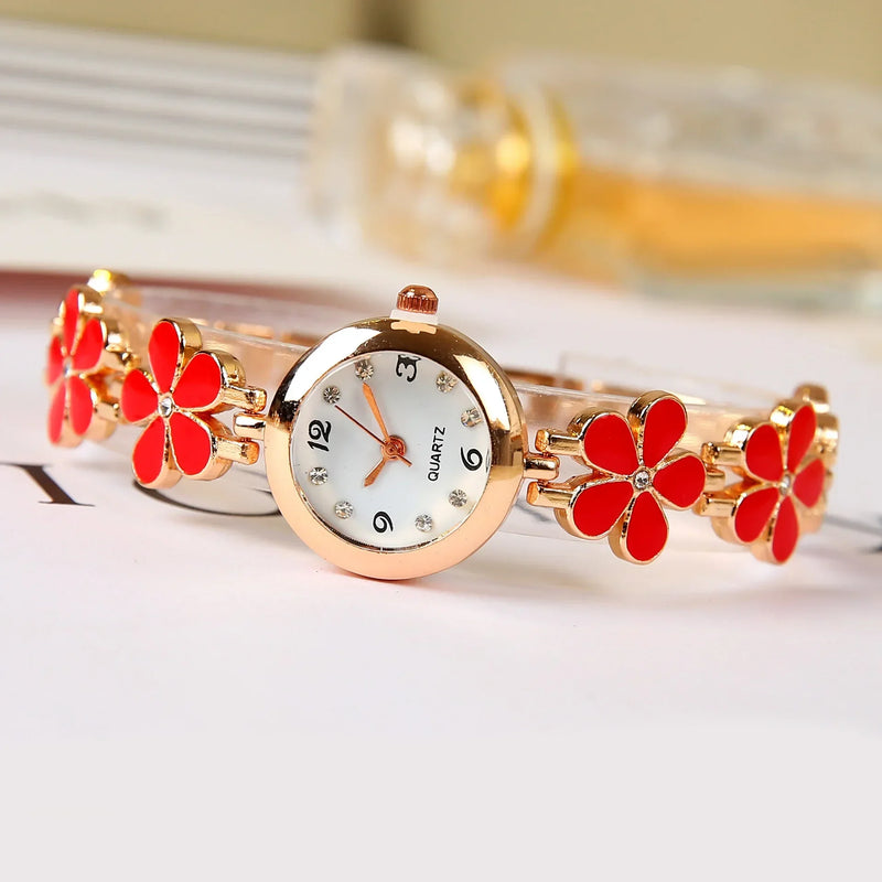 Watch Small Rhinestone Flower