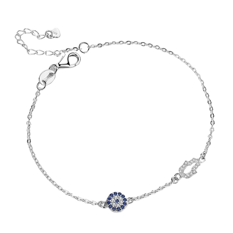 Bracelet Hamsa Evil Eye Charm