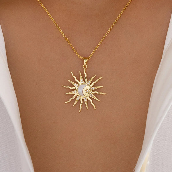 Necklace Sun Moon