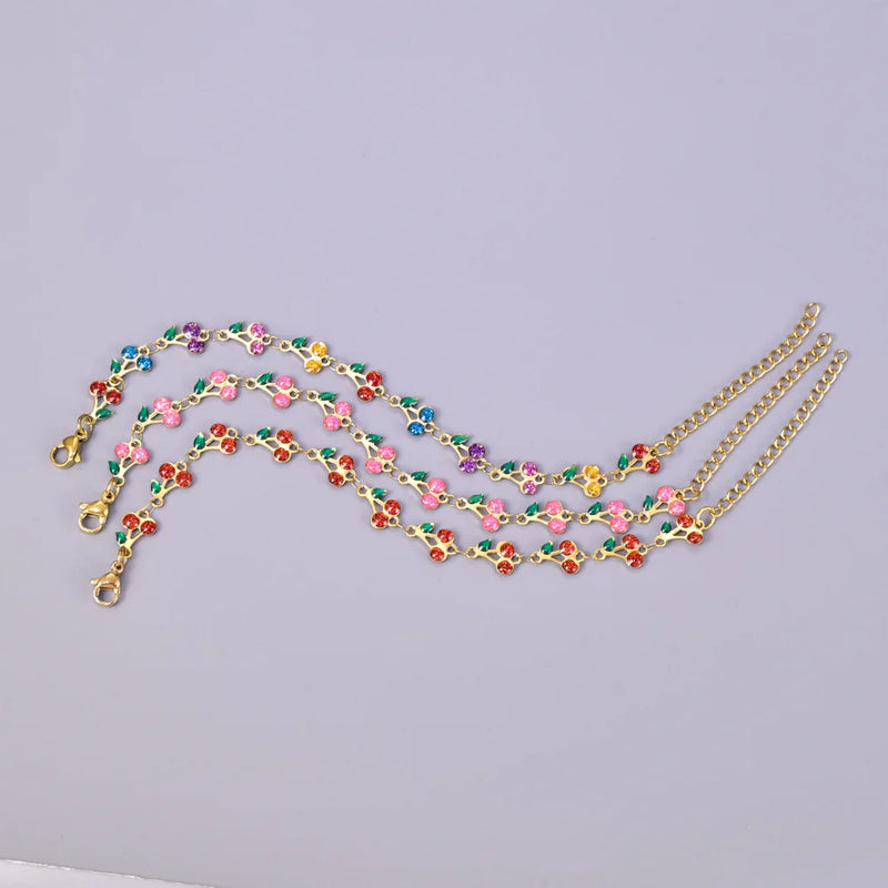 Bracelet Resin Heart Shape