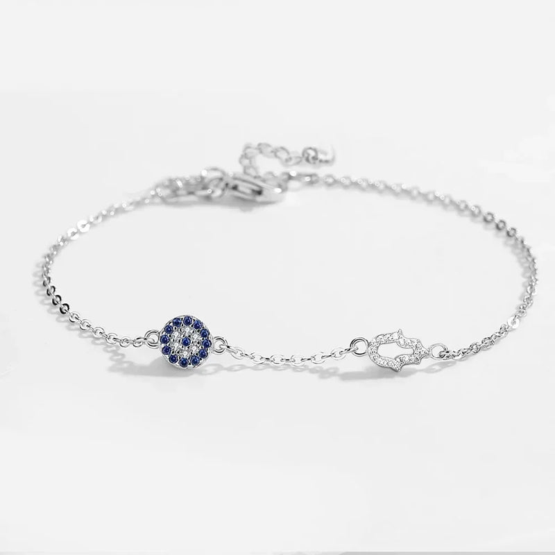 Bracelet Hamsa Evil Eye Charm