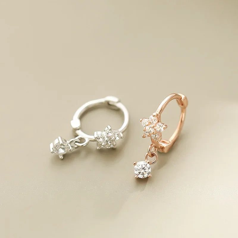 Earrings Silver Hollow Long Tassel