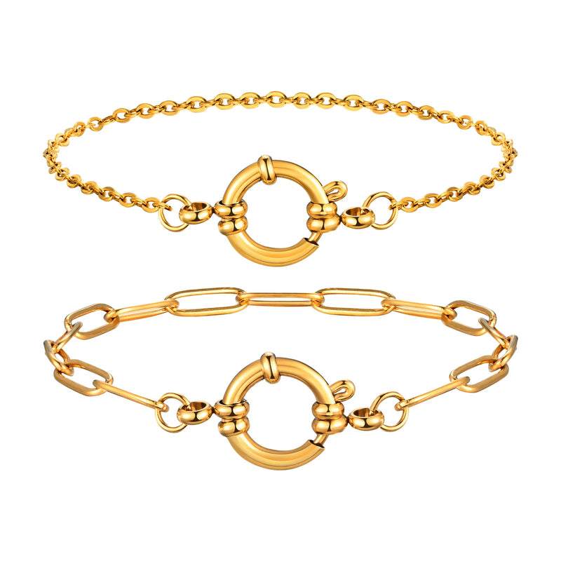 Bracelet Square Chain Gold