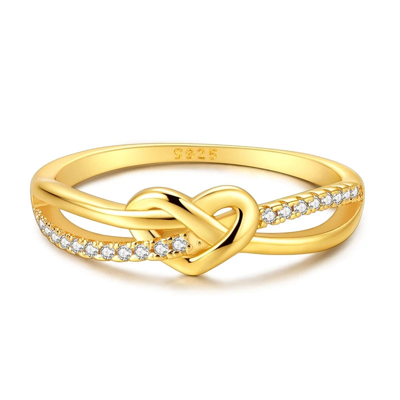 Ring Gold Knot Silver