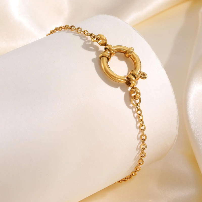 Bracelet Square Chain Gold