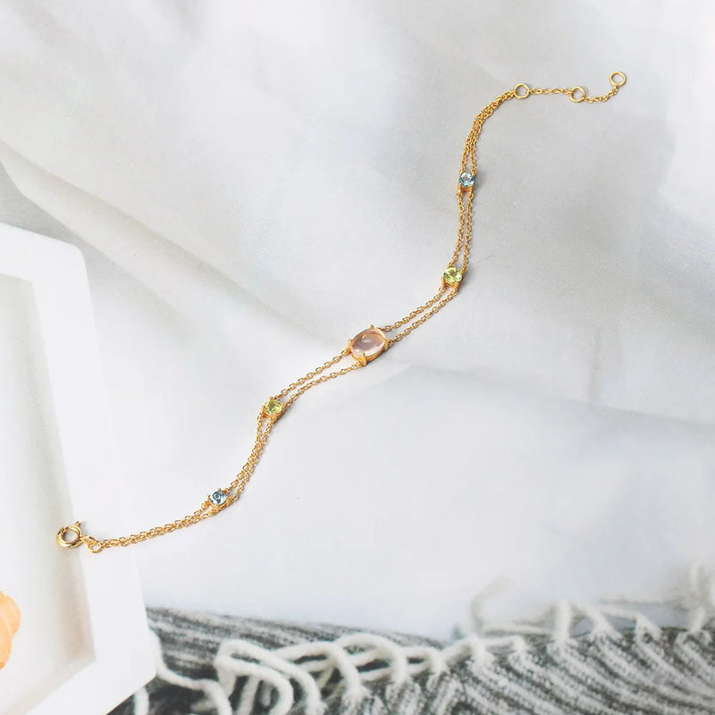 Bracelet Gold Quartz