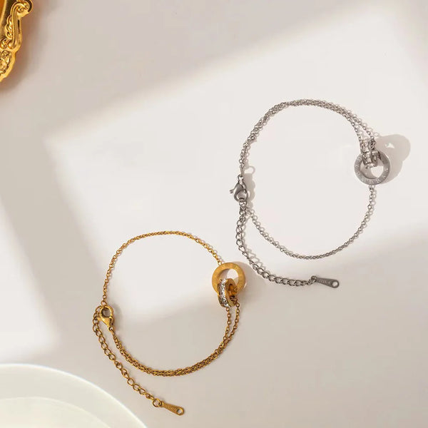 Bracelet Roman Numeral Gold