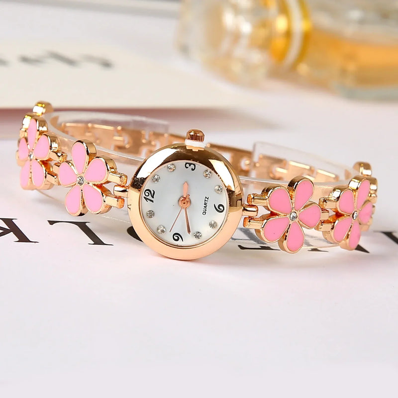 Watch Small Rhinestone Flower