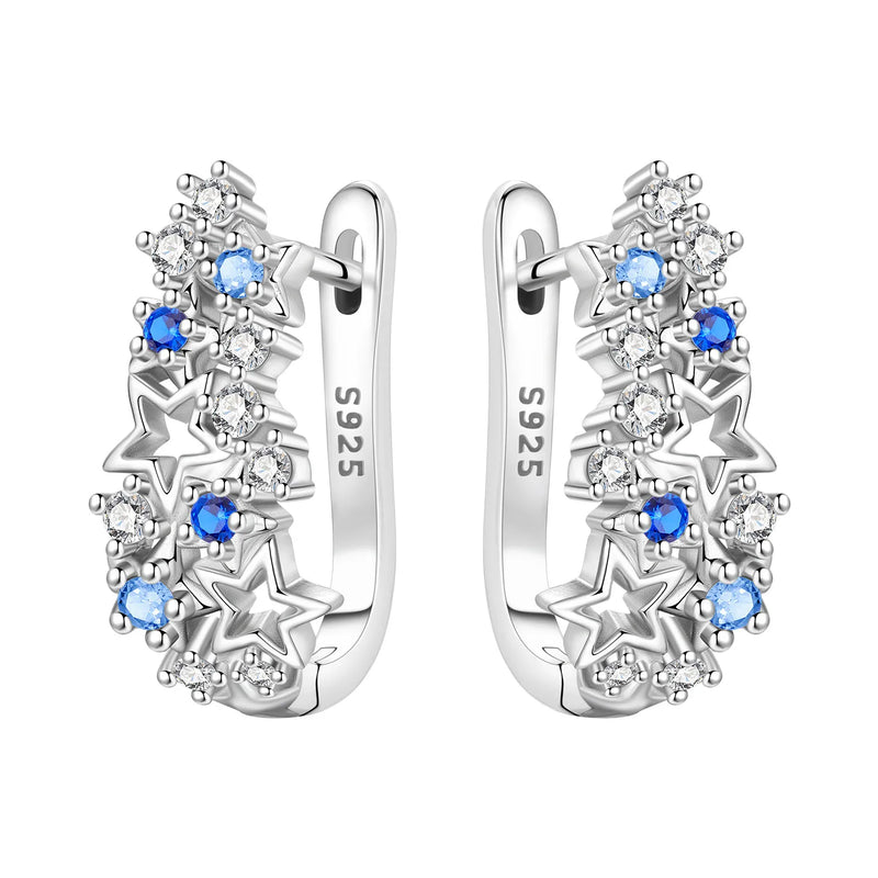 Earrings Silver Butterfly Elegant