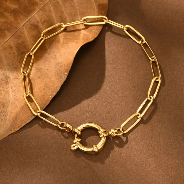 Bracelet Square Chain Gold
