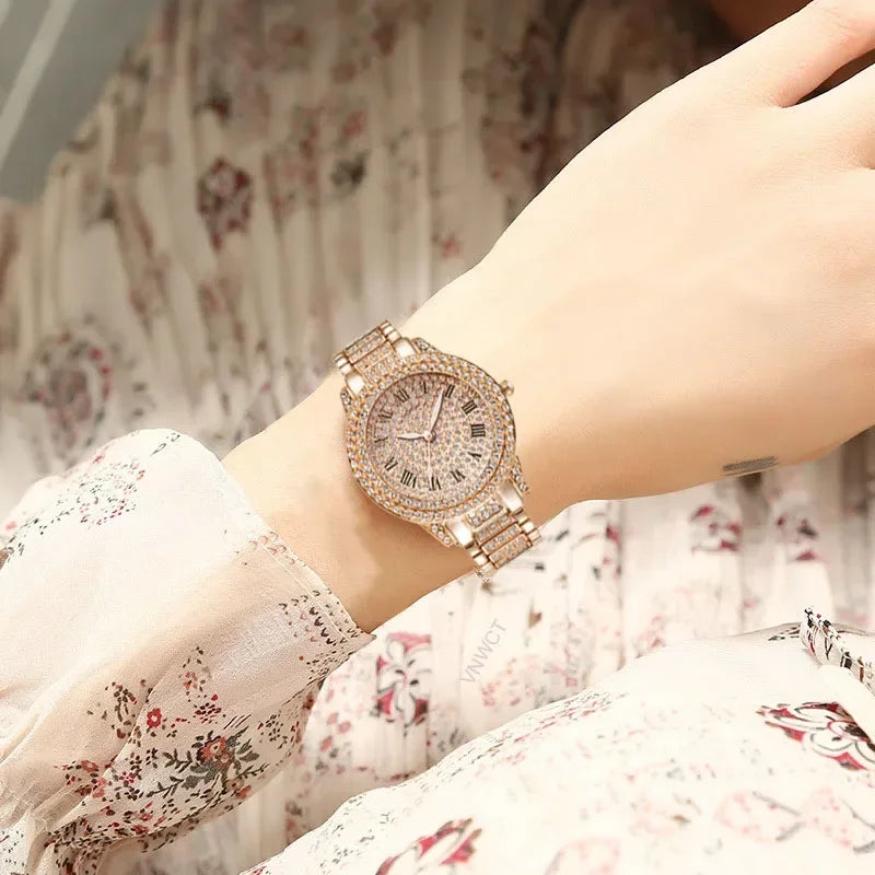 Watch Luxury Rose Diamond