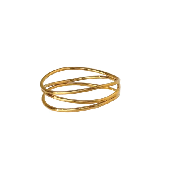Ring Vintage 18K Gold Layered
