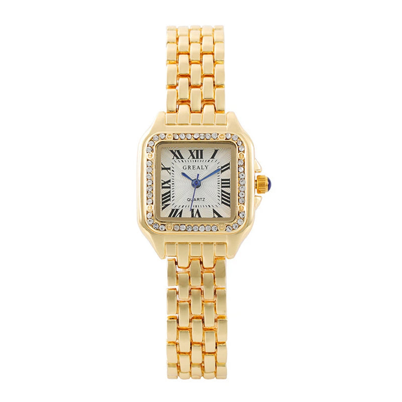 Watch Square Gold Alloy Varieties