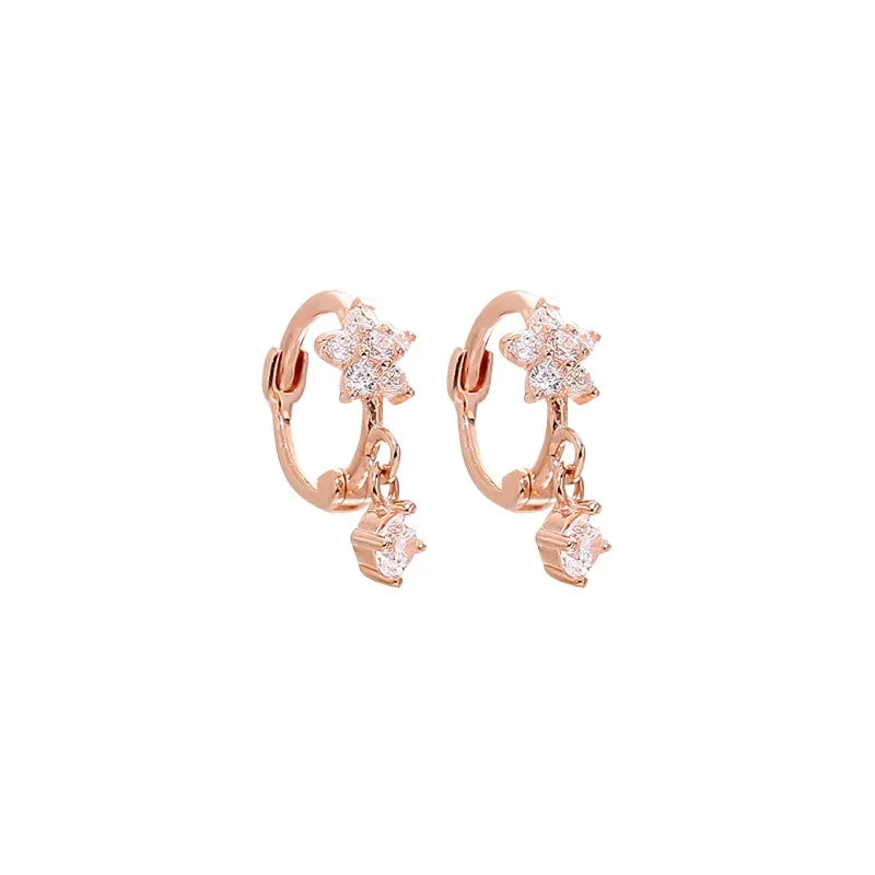 Earrings Silver Hollow Long Tassel