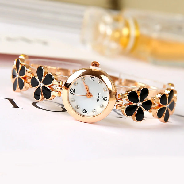 Watch Small Rhinestone Flower