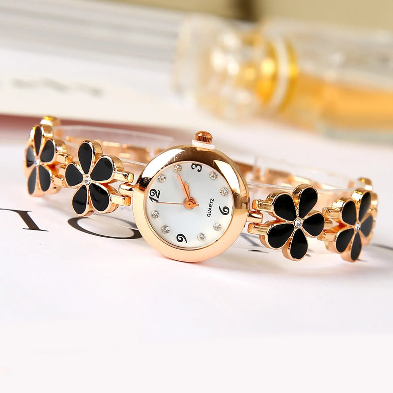Watch Small Rhinestone Flower