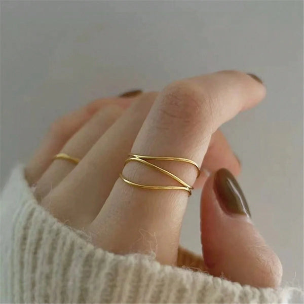 Ring Vintage 18K Gold Layered