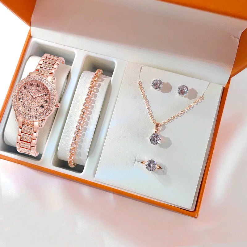 Watch Luxury Rose Diamond