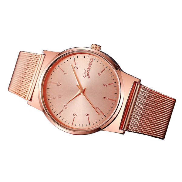 Watch Set Mesh Arabic Dial