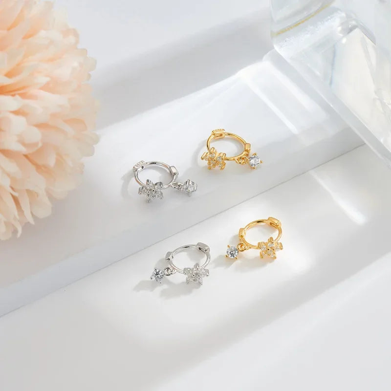 Earrings Silver Hollow Long Tassel