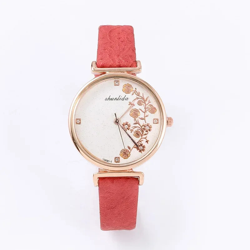 Watch Butterfly Coffe Leather