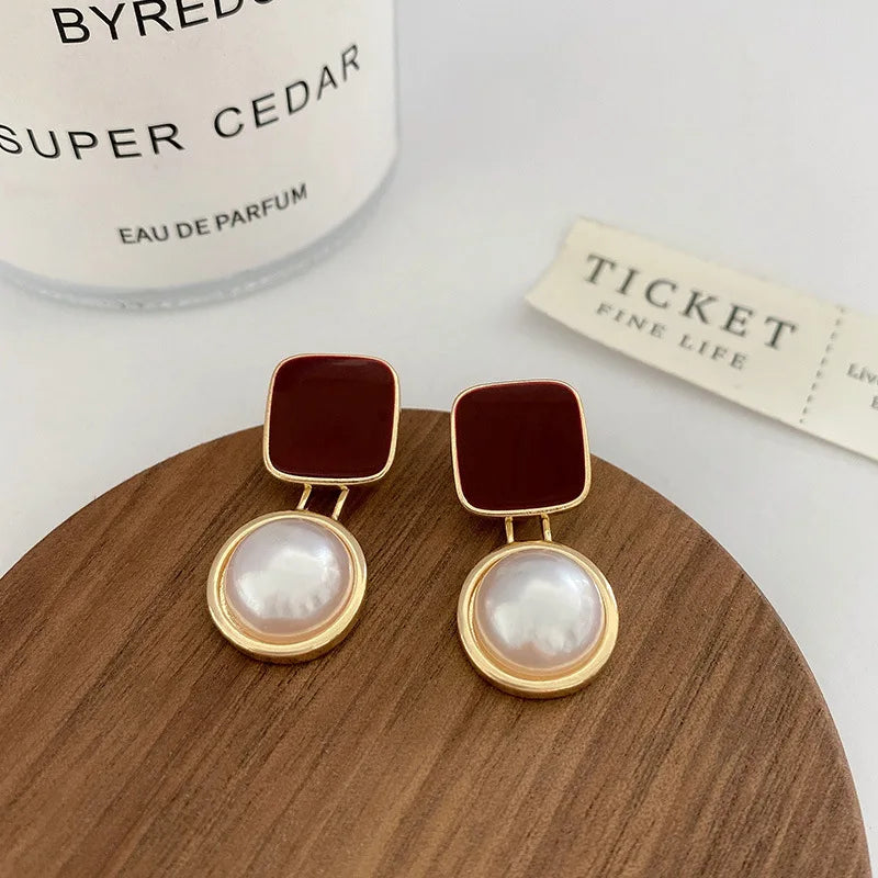 Earrings Retro Pearl Clip No Piercing Varieties